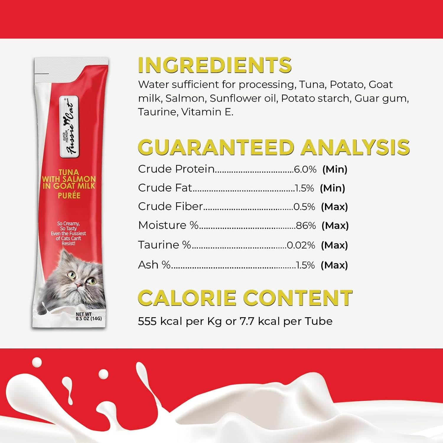 fussie-cat-premium-tuna-with-salmon-in-goat-milk-puree-lickable-cat-treats-0-5oz-pouch-pack-of-4
