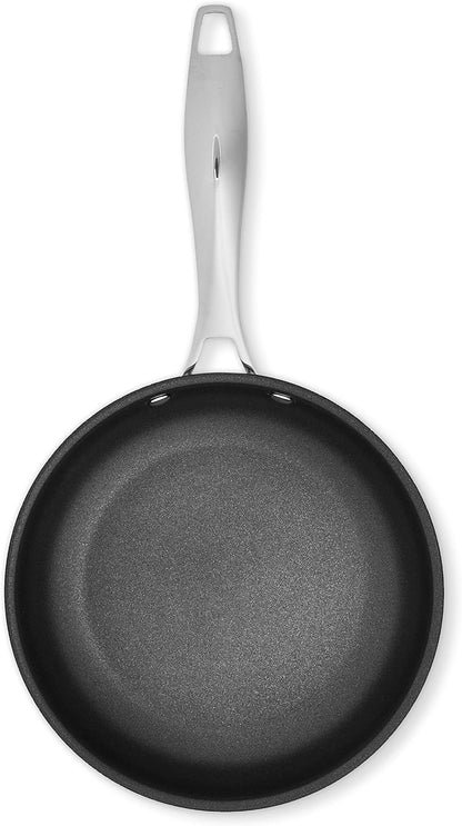 2-Piece Non-Stick Stainless Steel Fry Pan Set, Oven Safe, Induction Compatible, Stay-Cool Handles, 10-Inch and 8-Inch4