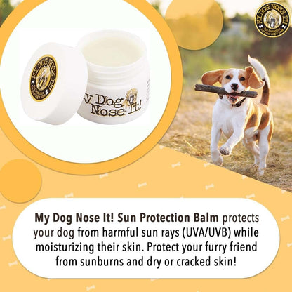 Moisturizing Sun Protection Balm for Dogs Noses - Protect Your Dog from Harmful UVA/UVB Rays .5 Ounce2
