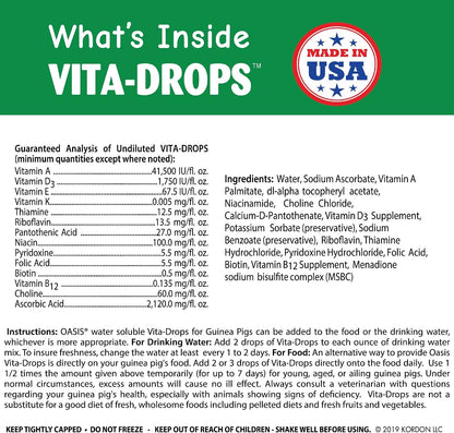 OASIS # 80061 Guinea Pig Vita Drop, 2-Ounce7