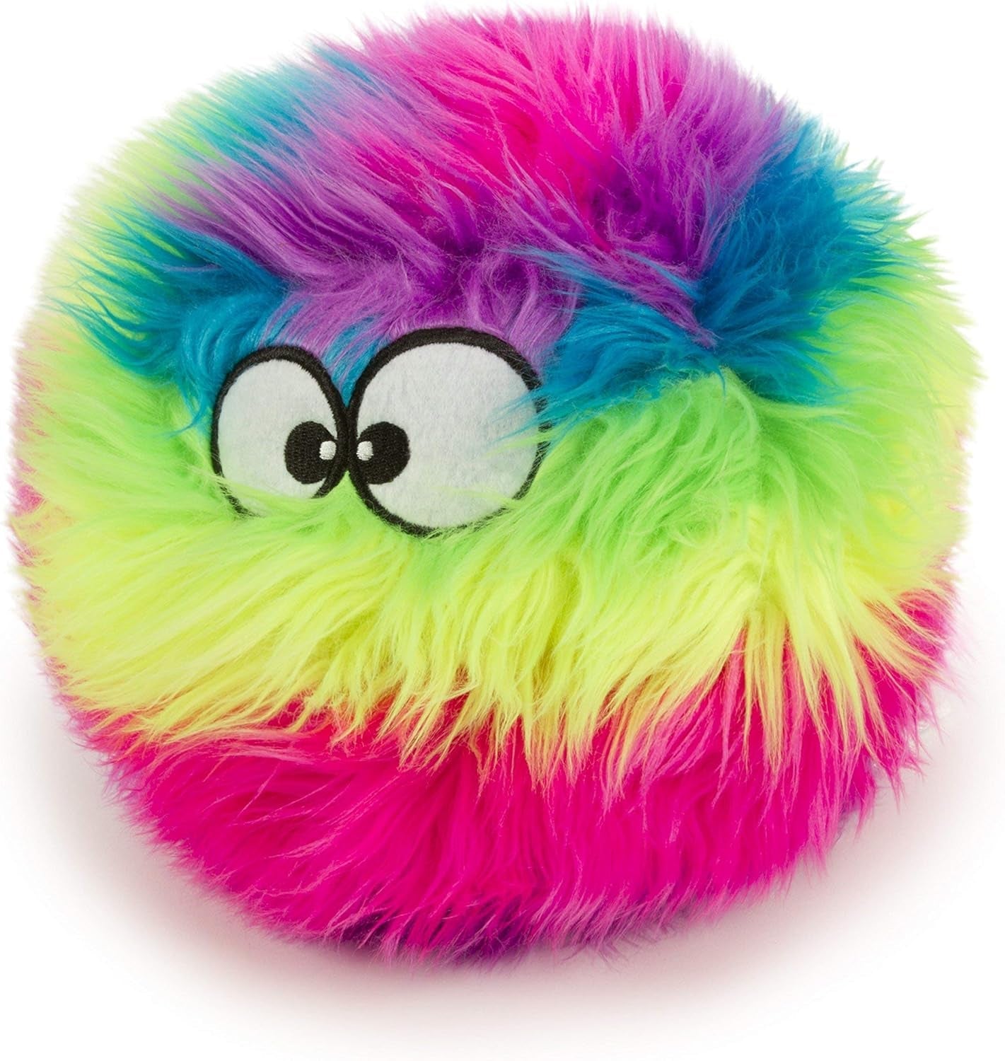 godog-furballz-squeaky-plush-ball-dog-toy-chew-guard-technology-rainbow-large