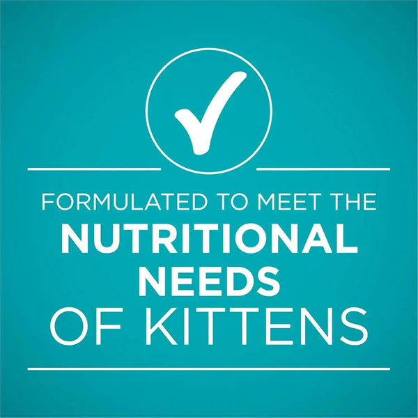 Purina ONE Grain Free, Natural Pate Wet Kitten Food, Healthy Kitten Chicken & Salmon Recipe - (Pack of 24) 3 Oz. Pull-Top Cans6