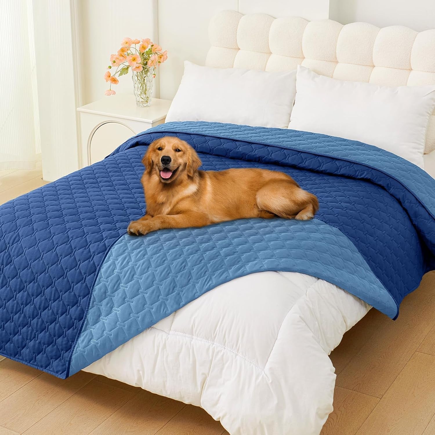 smiry-waterproof-dog-bed-cover-blanket-reversible-pet-blanket-soft-reversible-washable-leakproof-cats-dogs-couch-cover-for-sofa-couch-furniture-30x70-inch
