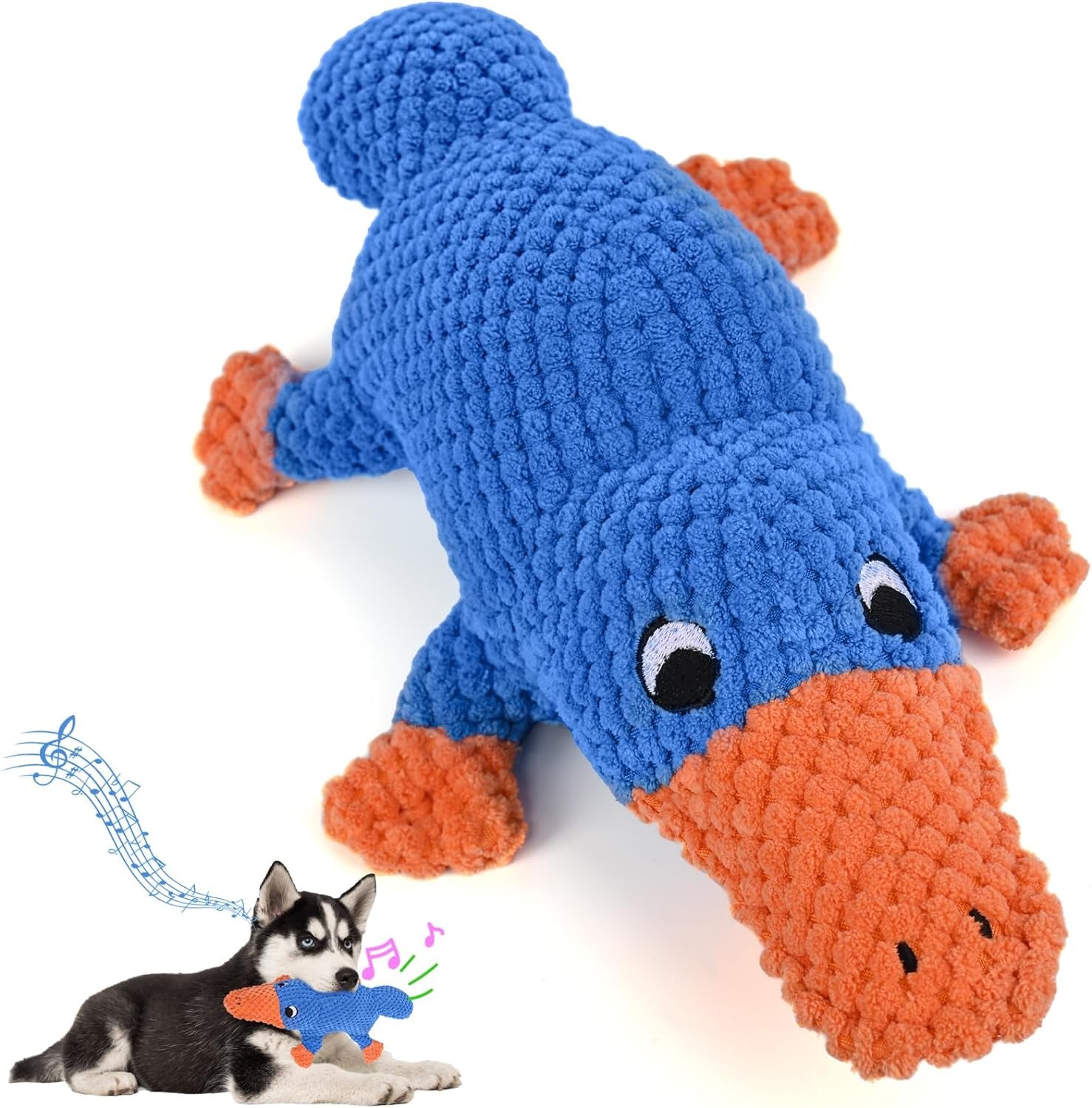 vitscan-upgraded-goose-indestructible-dog-toys-for-aggressive-chewers-small-medium-large-breed-crinkle-squeaky-plush-dog-puppy-chew-toys-for-teething-duck-puppy-toys