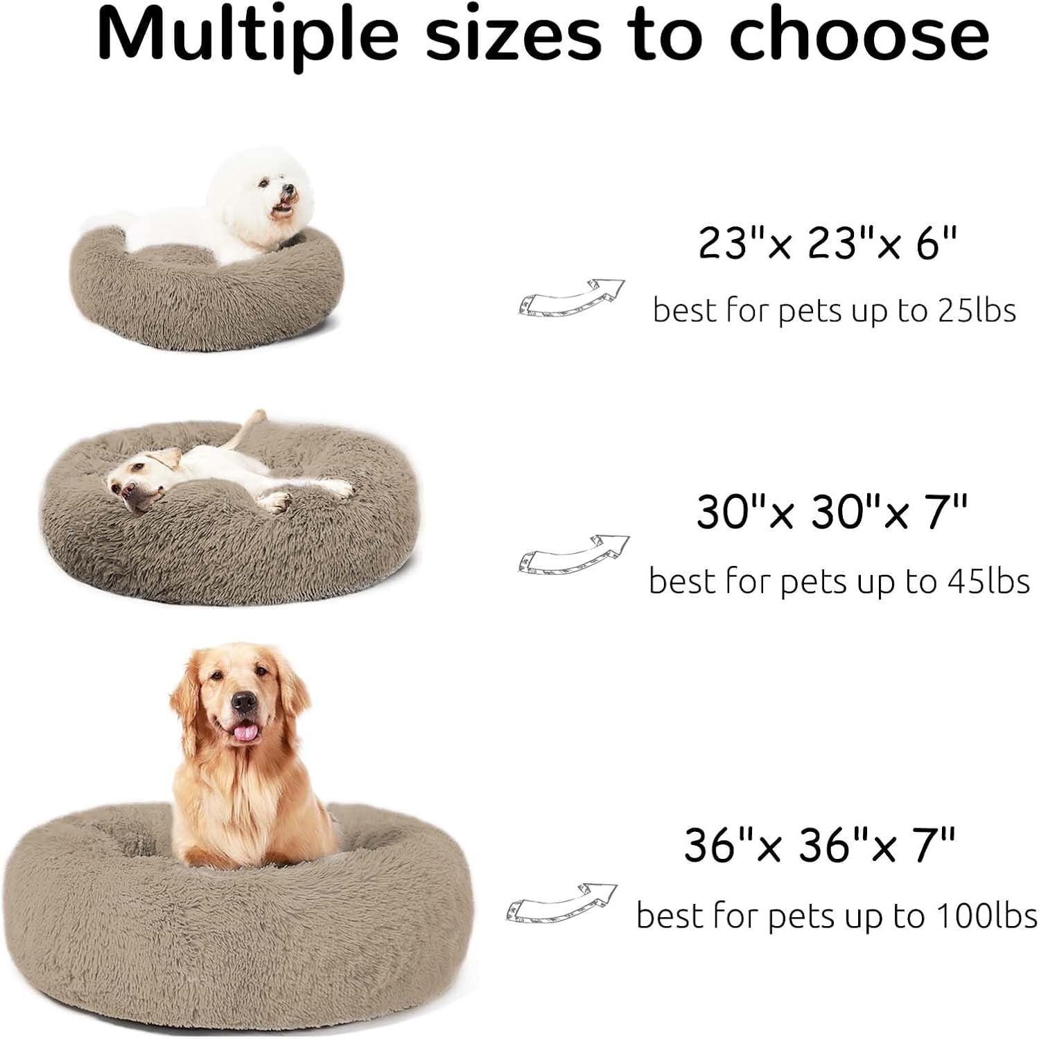 hachikitty-calming-donut-cuddler-dog-bed-round-fluffy-pet-bed-with-sewn-in-cushion-for-large-dogs-washable-large-taupe-30