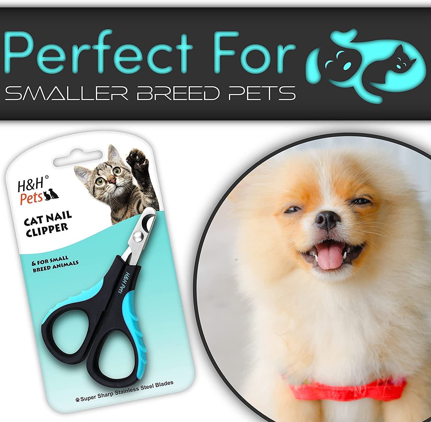 cat-nail-clipper-by-h-h-pets-professional-sharp-stainless-steel-claw-clipper-trimmer-with-sturdy-non-slip-handles-for-small-animal-cats-nail-cutter