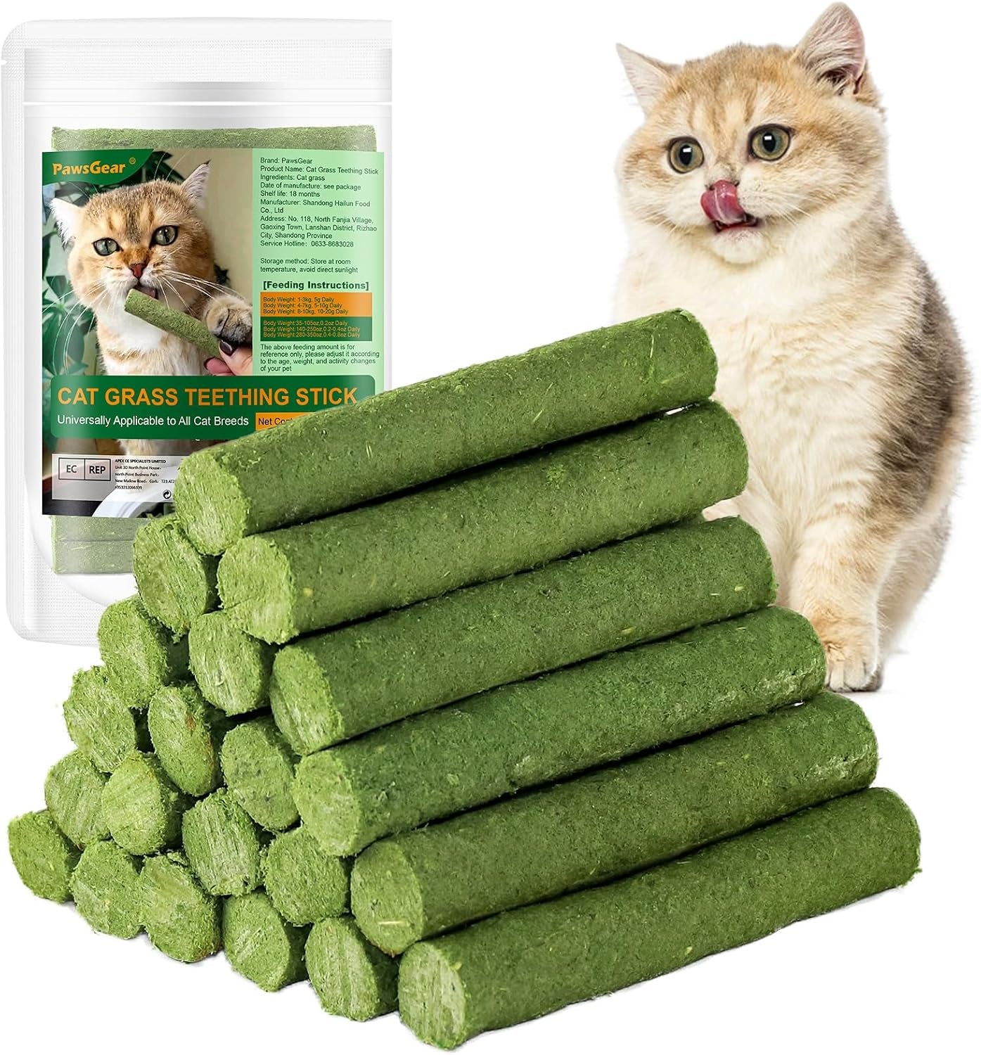 120g-4-23oz-cat-grass-teething-stick-hairballs-chew-sticks-for-cats-catnip-toys-sticks-indoor-kitten-chew-stick-green