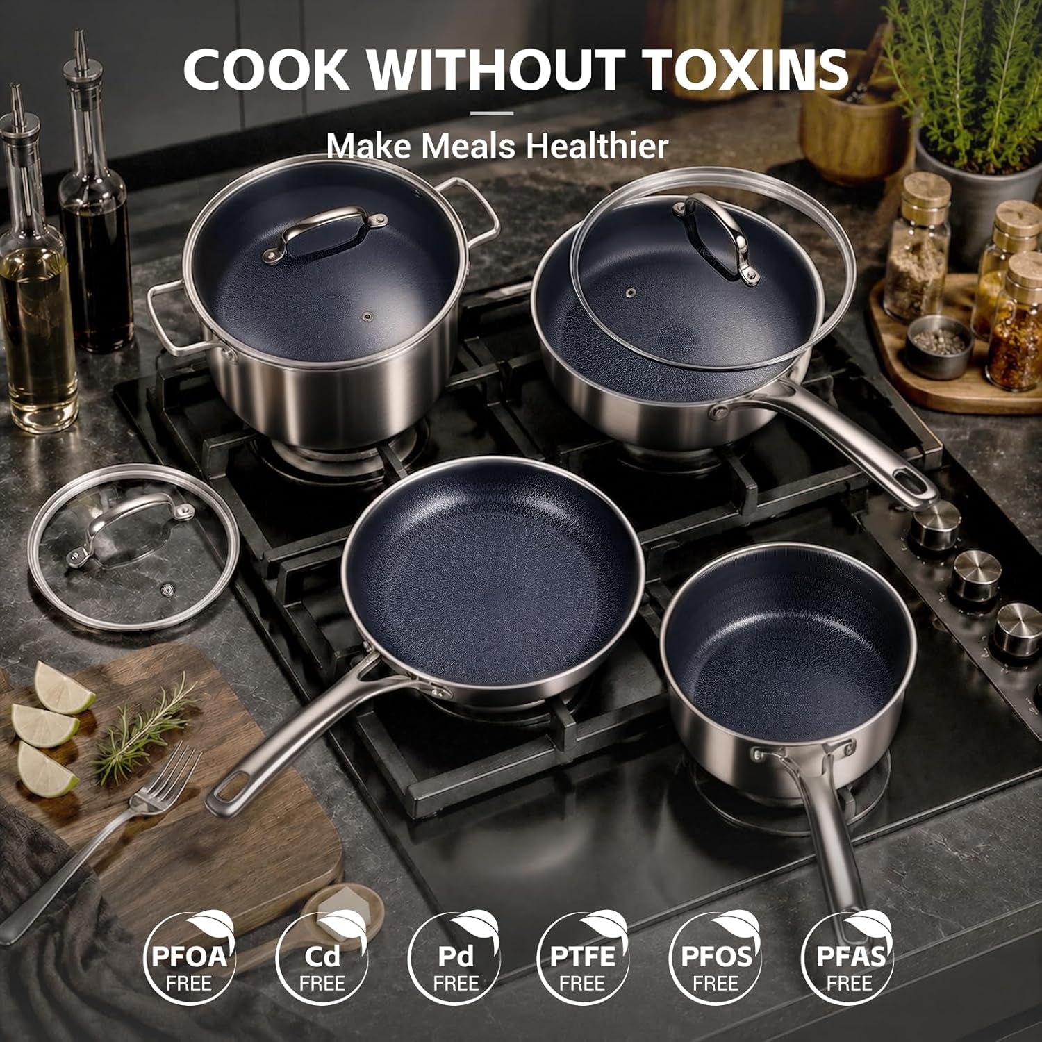hybrid-stainless-steel-cookware-set-17-piece-tri-ply-pots-and-pans-set-non-stick-induction-kitchen-cookware-sets-dishwasher-oven-safe-pfoa-free-all-cooktops-compatible-navy-blue
