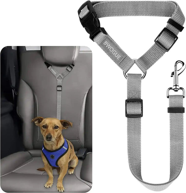 Adjustable Pet Seat Belt Restraint for Dogs and Cats - Vehicle Headrest Safety Harness (1 Pack)29