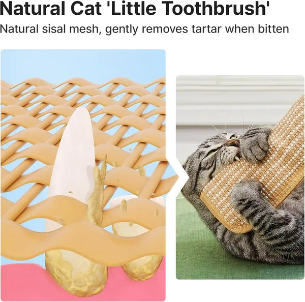 Potaroma Cat Toys Pack of 2 with 6000Mg A+ Organic Catnip, Sisal Material | Indoor Kitten Scratching and Kicker Toys, Drives Bored Cats Crazy with Fun Interactive Chew4