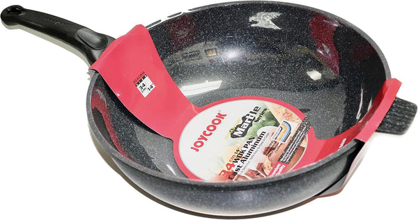 Durastone Marble Coated Cast Aluminum Nonstick Wok Pan, 14-Inch1