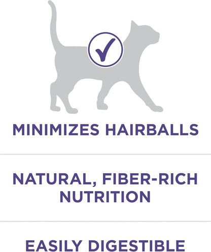 Purina ONE Natural Cat Food for Hairball Control, +PLUS Hairball Formula - 7 Lb. Bag3