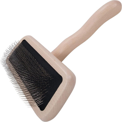 Chris Christensen Big G Dog Slicker Brush for Dogs (Goldendoodles, Labradoodles, Poodles), Groom like a Professional, Fluff Detangle Style, Saves Time Energy, Coral, Large11