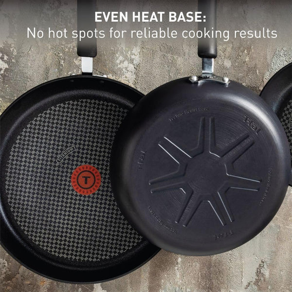 Ultimate Hard Anodized Nonstick Fry Pan, 10 in with Lid, Onyx | Titanium Nonstick Coating, Thermo-Spot Heat Indicator, Oven Safe to 400°F, Dishwasher Safe, All Stovetops except Induction6