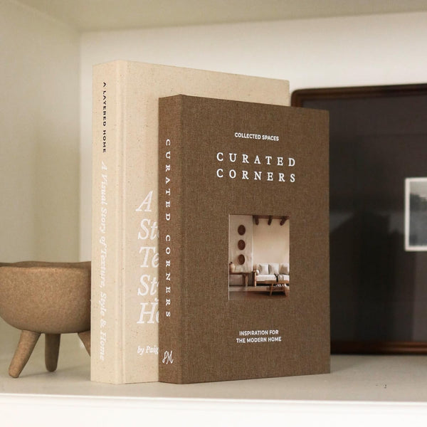 Decorative Books for Home Decor - 2 Linen Fake Books for Decorating Shelf | Faux Book Box Set for Hidden Storage and Decoration - Neutral Coffee Table Book for Any Home Aesthetic, Bookshelf, Shelves1