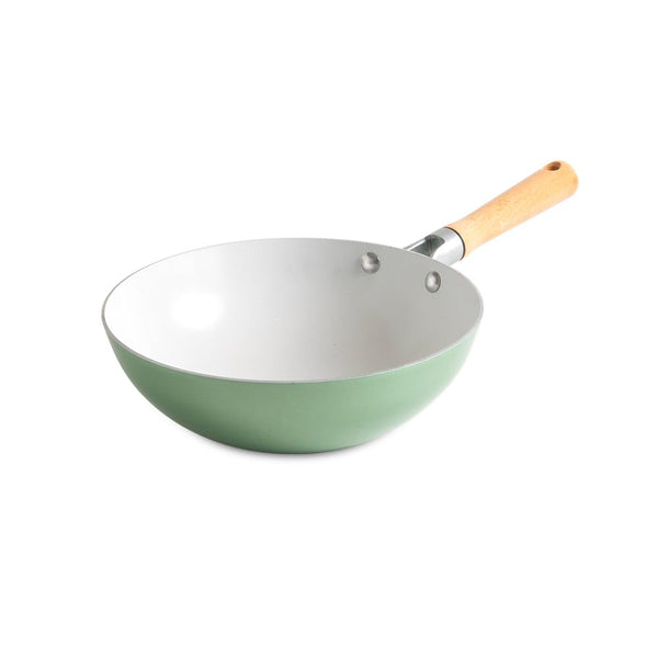 Cardamom Ceramic Nonstick 10 Inch Wok1