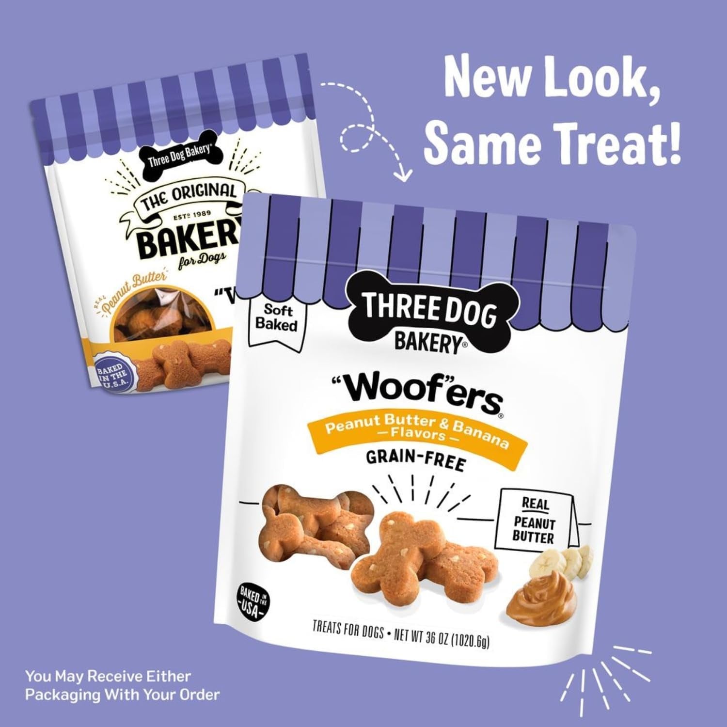 three-dog-bakery-woofers-peanut-butter-banana-dog-treats-36-oz-bag-grain-free-soft-baked-dog-treats