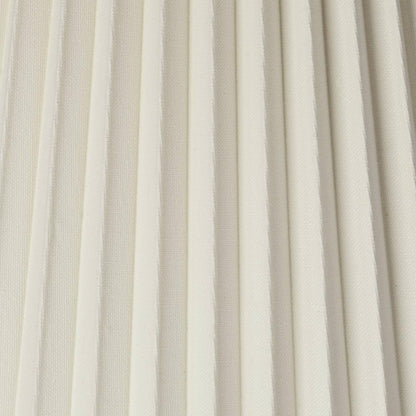 Pre-Assembled Large Ivory Pleated Lamp Shades 10X17X14.75 (Spider) Set of 2 | 10" Top X 17" Bottom X 14.75" High Replacement for Table + Floor Lamps Empire Shade Harp + Finial Fitting2