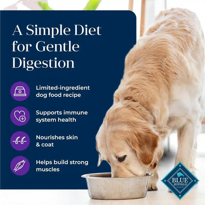Blue Buffalo Basics Grain-Free Adult Dry Dog Food, Skin & Stomach Care, Limited Ingredient Diet for Dogs, Turkey Recipe, 24-Lb. Bag3