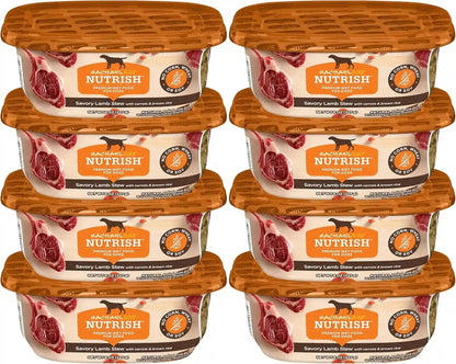 Nutrish Savory Favorites Wet Dog Food Variety Pack, 8 Oz Tubs (Rachael Ray) | Pack of 6, Includes 3 Delicious Flavors of Chicken Paw Pie, Hearty Beef Stew & Savory Lamb Stew, No Artificial Flavors15