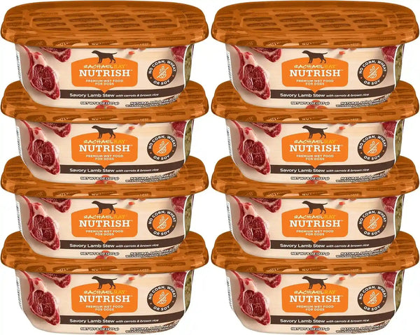 Nutrish Savory Favorites Wet Dog Food Variety Pack, 8 Oz Tubs (Rachael Ray) | Pack of 6, Includes 3 Delicious Flavors of Chicken Paw Pie, Hearty Beef Stew & Savory Lamb Stew, No Artificial Flavors15