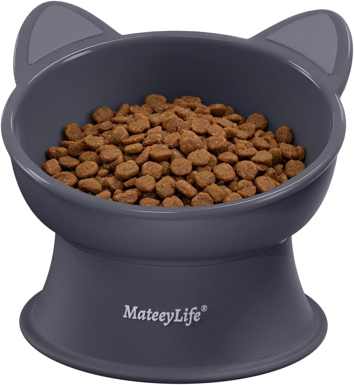 mateeylife-2-pack-elevated-cat-food-bowls-for-indoor-cats-kittens-raised-food-and-water-bowl-set-whisker-friendly-anti-vomit-feeding-pet-bowls-6-oz-each-dishwasher-safe-white-grey