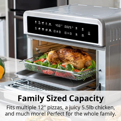 Aria 30 Qt. Touchscreen Toaster Oven with Recipe Book, Brushed Stainless Steel3