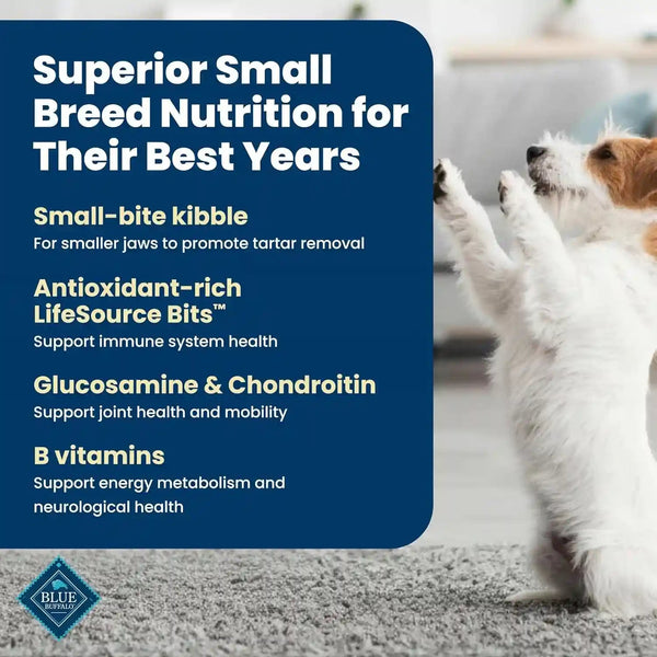 Blue Buffalo Life Protection Formula Chicken Small Senior Dog Food, 5 Lb | Real Chicken #1 Ingredient, Glucosamine & Chondroitin for Joint Health & Mobility, Antioxidant-Rich Lifesource Bits3