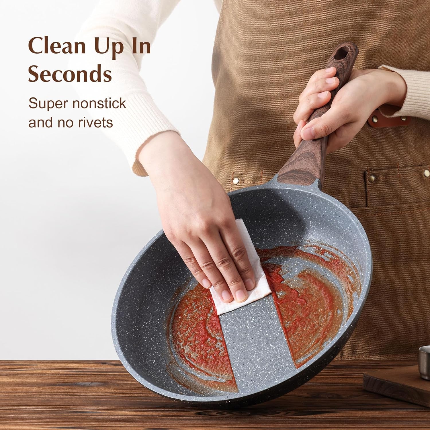12-5-inch-nonstick-frying-pan-skillet-swiss-granite-coating-omelette-pan-healthy-stone-cookware-pfoa-free