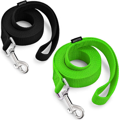 AMAGOOD 6 FT Puppy/Leash, Strong Traditional Style with Easy to Use Collar Hook, Great for Small, Medium and Large Dogs (5/8In X 6 Ft, Purple)26