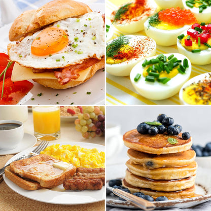 3-In-1 Breakfast Station - Includes Coffee Maker, Non-Stick Griddle, and 4-Slice Toaster Oven - Versatile Breakfast Maker with Timer - Aqua5