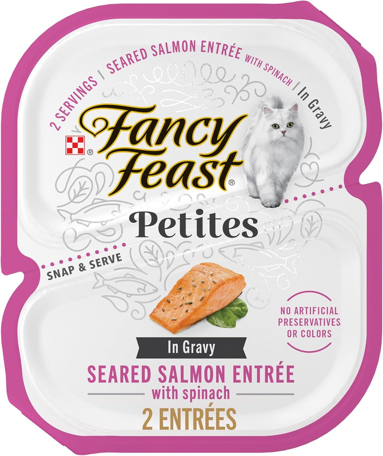 purina-fancy-feast-petites-seared-salmon-wet-cat-food-2-8-oz-12-pack-24-single-servings-made-with-seared-salmon-with-spinach-no-artificial-colors-or-preservatives-conveinent-break-apart-tubs
