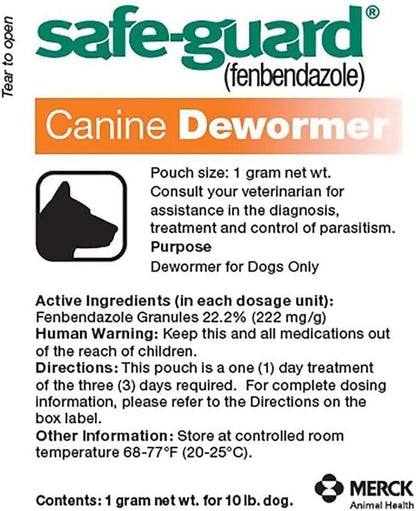 Thepetstop Canine Dewormer 3 Dose X 1 Gram5