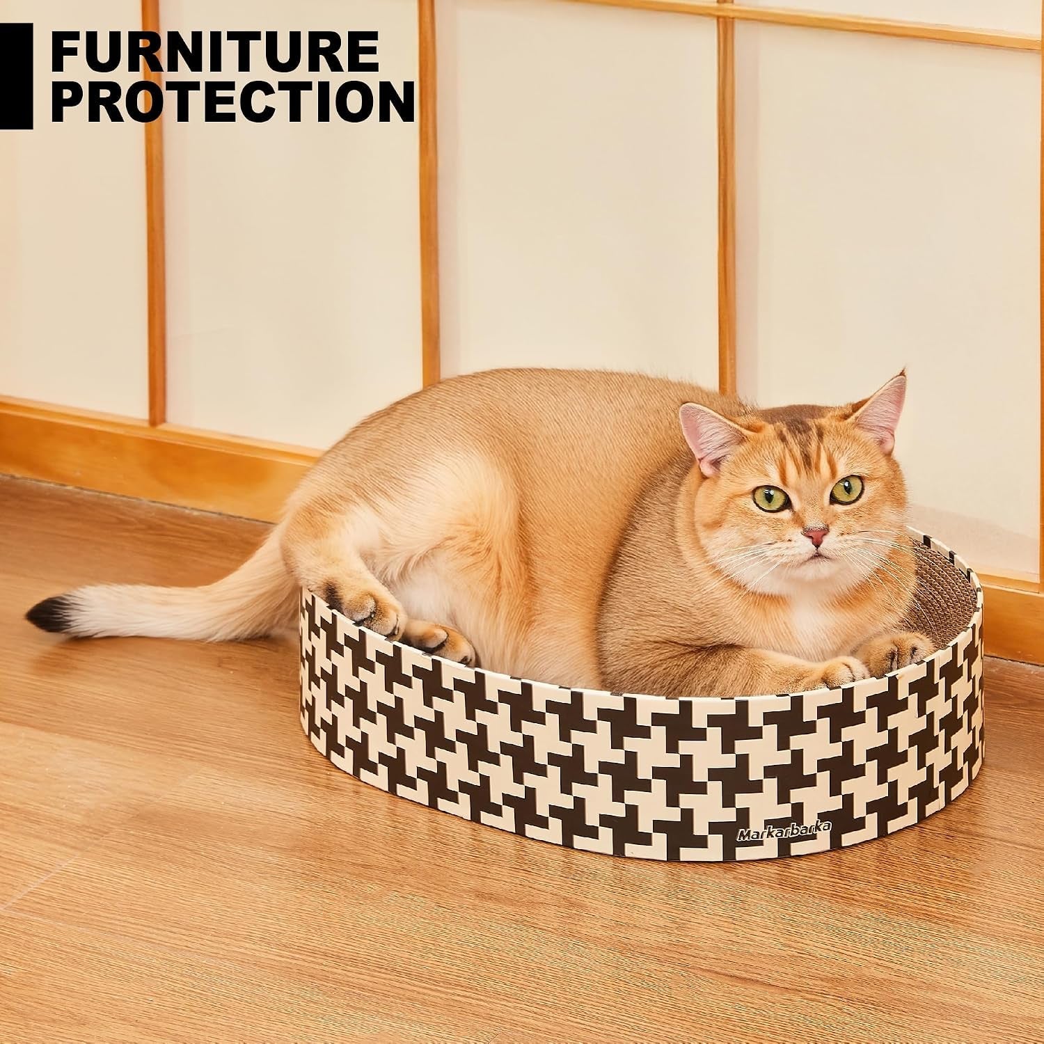 2-in-1-cat-scratcher-cardboard-bed-round-cat-scratching-pad-bowl-for-indoor-cats-durable-corrugated-circle-cat-scratcher-lounge-cozy-oval-cat-scratch-bed-furniture-for-kittens-medium-size-cats