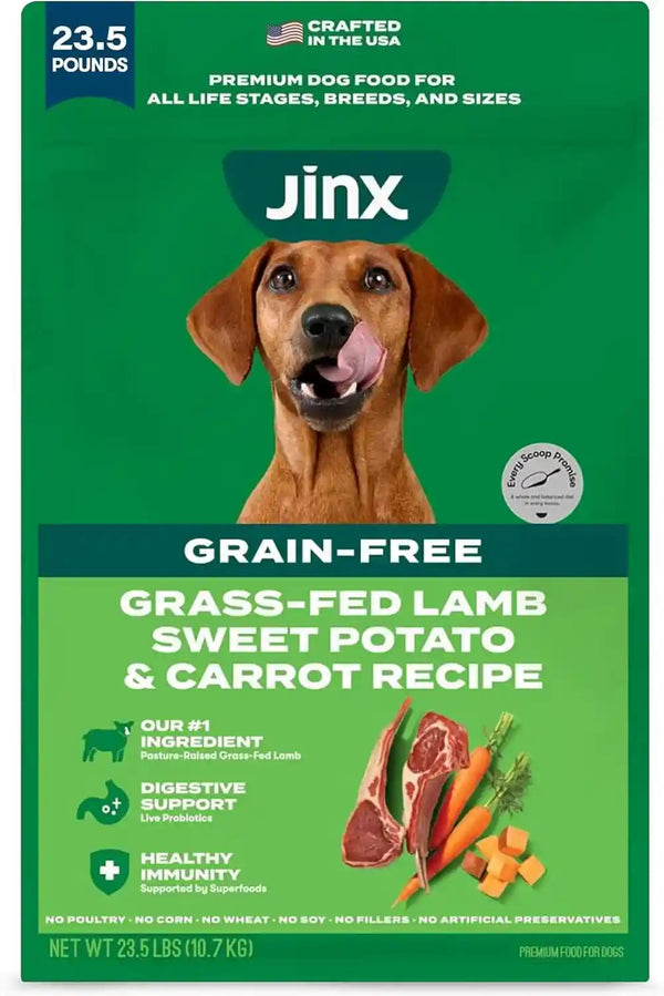 Jinx Grain Free Dry Dog Food - Real Salmon, Sweet Potato & Carrot, 4Lb | Premium Kibble for Digestive Support & Healthy Immunity - No Fillers, All Lifestages (Puppy, Adult & Senior), Breeds & Sizes14
