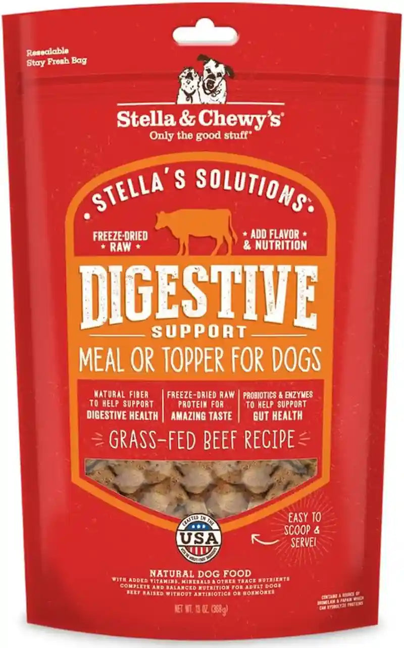 stella-chewys-stella-s-solutions-skin-coat-boost-grass-fed-lamb-wild-caught-salmon-dinner-morsels-freeze-dried-raw-protein-rich-grain-free-dog-food-4-25-oz-bag