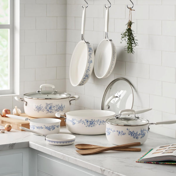 12-Piece Aluminum Ceramic Cookware Set - Nonstick Pots & Pans for Effortless Cooking2