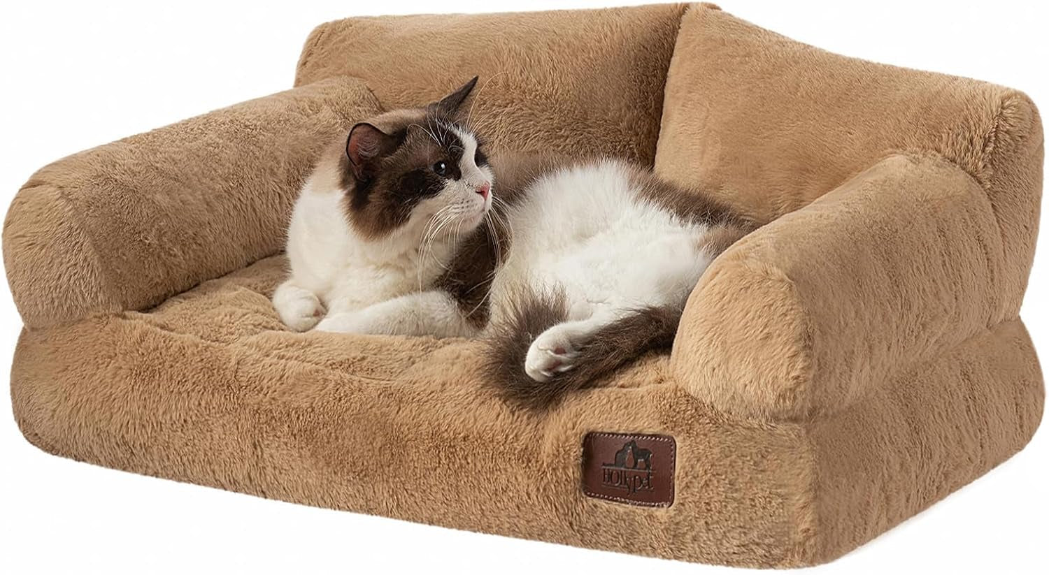 hollypet-small-dog-large-cat-bed-puppy-couch-beds-for-pets-up-to-25-lbs-fluffy-dog-cat-couch-plush-soft-warming-pets-beds-with-machine-washable-cover-and-non-slip-bottom
