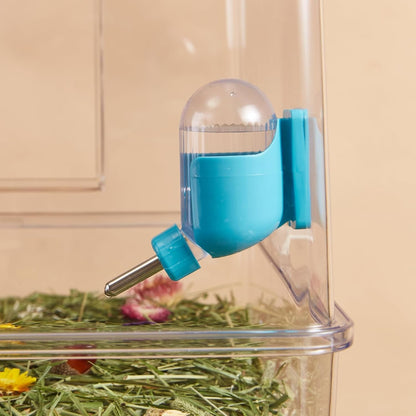 Hamster Water Bottle with Magnetic Holder, 3.4 Oz Water Dispenser for Syrian Dwarf Hamster Mouse Rat Degu3