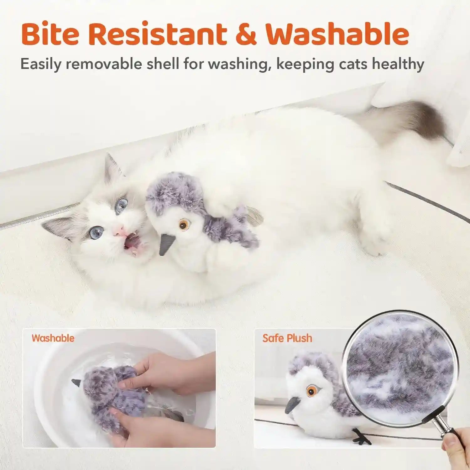 potaroma-cat-toys-flapping-bird-no-flying-lifelike-sandpiper-chirp-tweet-rechargeable-touch-activated-kitten-toy-interactive-cat-exercise-toys-for-all-breeds-cat-kicker-catnip-toys-4-0-lifelike-sandpiper-chirp-touch-activated-rechargeable-kitten-kitty-exercise-catnip-kicker-for-all-breeds-4-0-inches