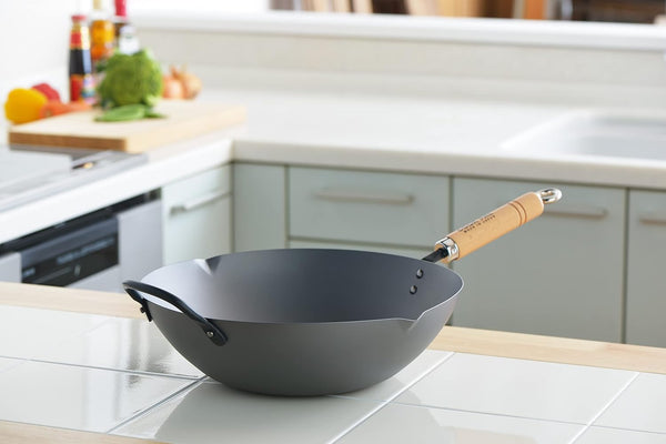 Beijing Black Steel Wok 36Cm/14In5