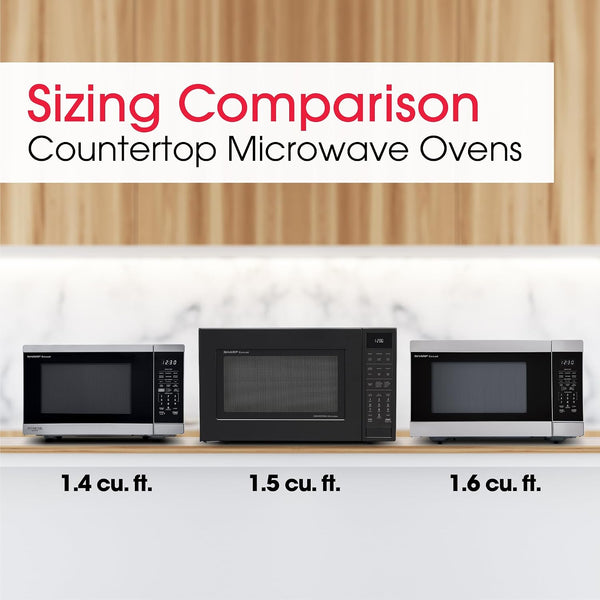 SMC1469KS 1.4 Cu. Ft. Stainless Steel Countertop Smart Microwave Oven8