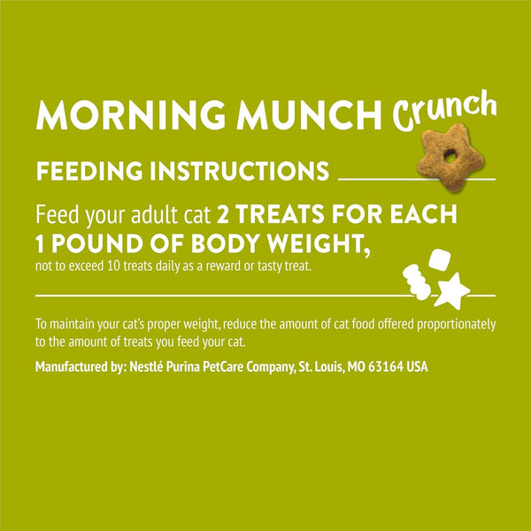 Purina Friskies Party Mix Morning Munch Crunch Egg, Bacon and Cheese Flavors Cat Treats - 30 Oz Canister7