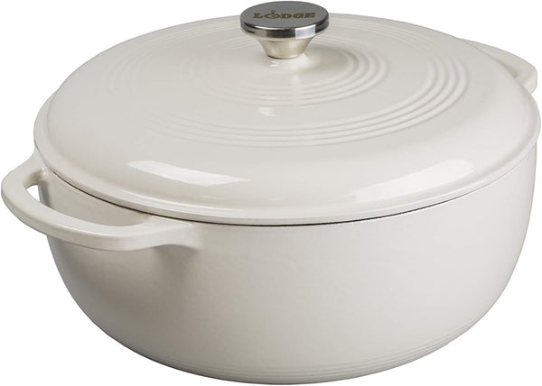 Enameled Cast Iron Dutch Oven, 7.5 Quart, Oyster & Enameled Cast Iron and Stoneware Care Kit, 12 Oz2