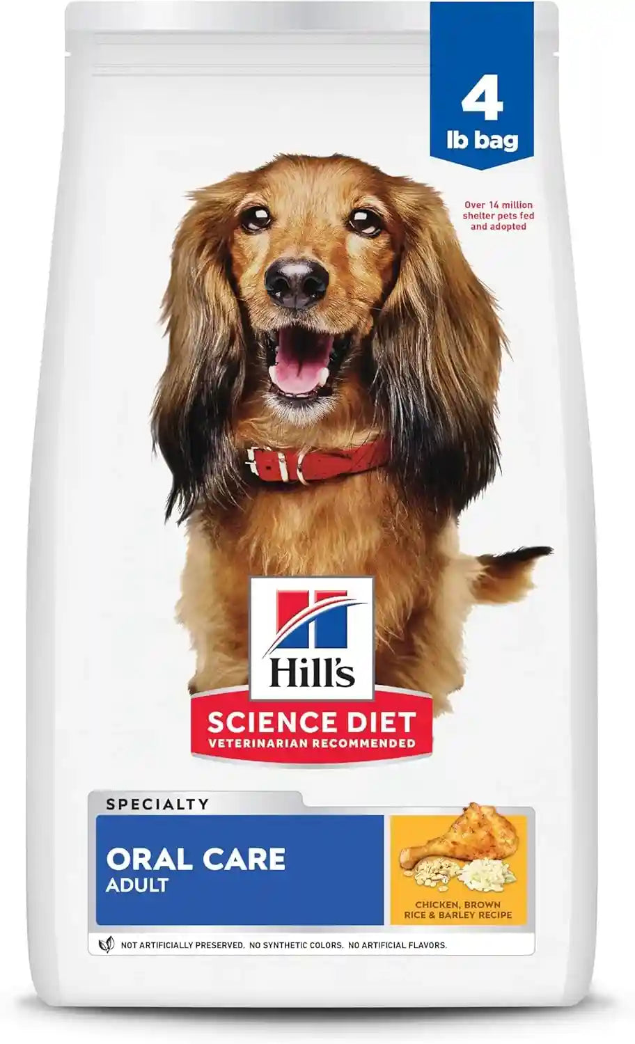 hills-science-diet-adult-oral-care-dry-dog-food-1-veterinarian-recommended-chicken-brown-rice-barley-4-lb-bag