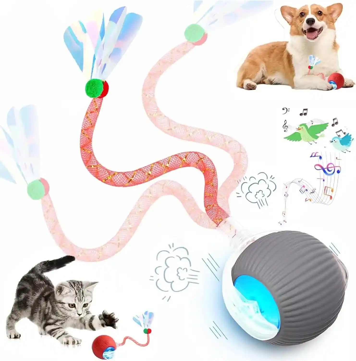 2-packs-speed-2-0-tail-interactive-cat-toys-for-indoor-cats-chirping-motion-activate-cat-toy-smart-kitten-rolling-ball-moving-ball-toys-rechargeable-dog-cats-bal-l-for-enrichment-exercise