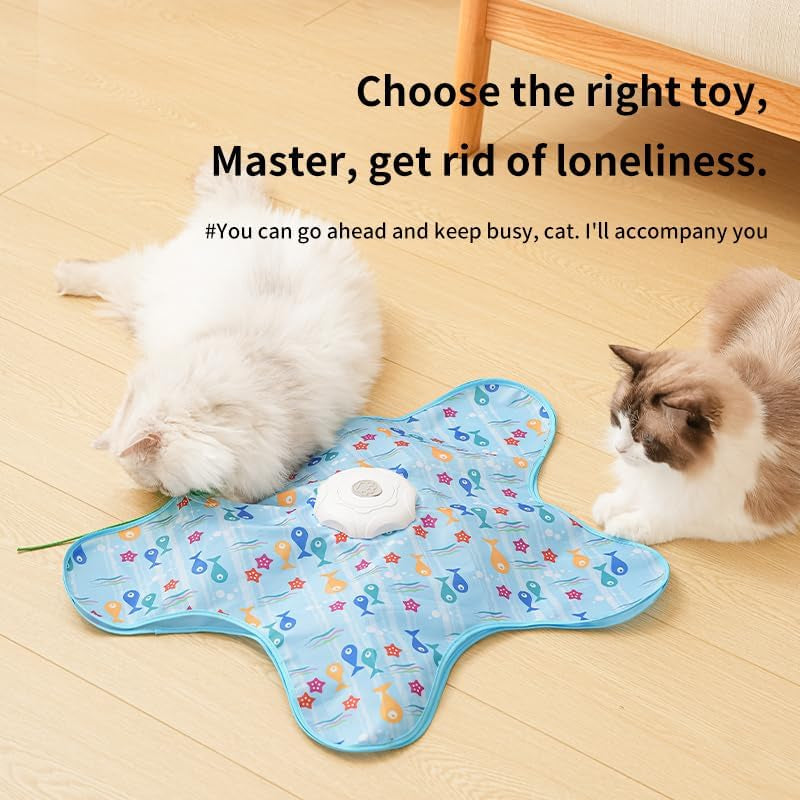 rechargeable-automatic-cat-toy-3-mode-touch-activated-interactive-toy-with-random-motion-concealed-feather-squeaky-sound-for-indoor-cats-kittens-blue