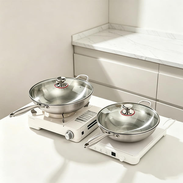 Stainless Steel 316 Wok with Lid, Stir-Fry Frying Pans, Oven and Dishwasher Safe, Induction Compatible (12.5 Inch)4