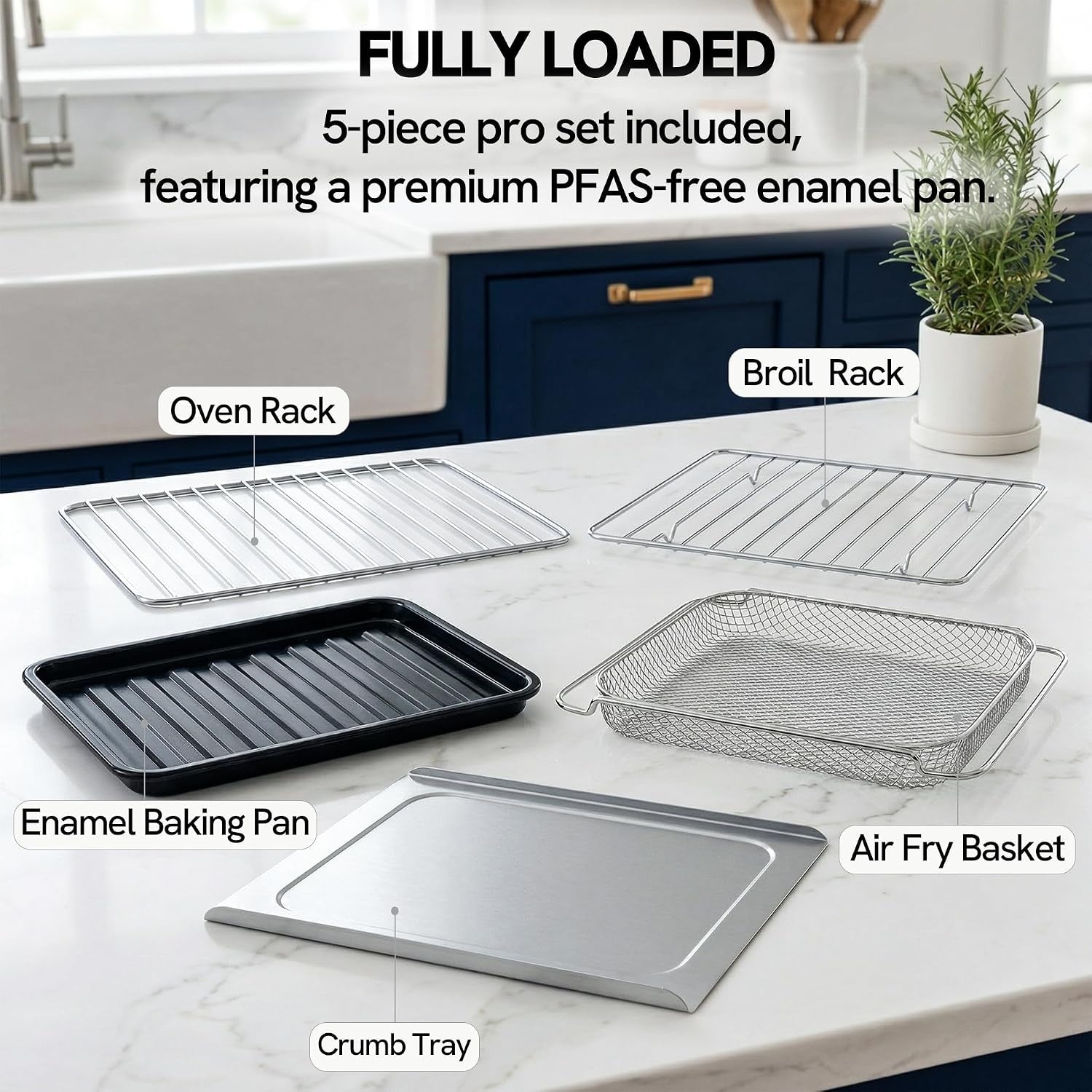 26-3-qt-non-toxic-enamel-interior-air-fryer-toaster-oven-combo-10-in-1-convection-countertop-oven-with-infrared-heating-fits-12-pizza-6-slice-toast-easy-clean-enamel-baking-pan