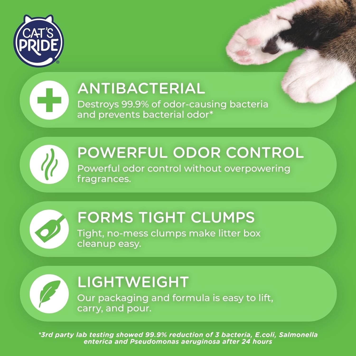 cats-pride-antibacterial-cat-litter-destroys-99-9-of-odor-causing-bacteria-powerful-odor-control-premium-lightweight-clumping-litter-scented-18-pounds